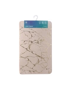 Коврик для ванной РМС Мрамор К-06БЖ-50х80 Рмс