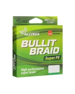 Леска плетеная Allvega Bullit Braid 0.18мм 270м / BB270GR18