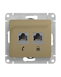 Розетка Systeme (Schneider) Electric Glossa GSL000485 Systeme (schneider) electric