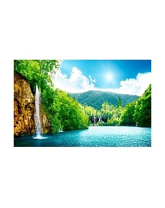 Фотообои листовые Citydecor Тропический водопад