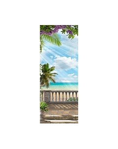 Фотообои листовые Citydecor Фреска вид на море 3D