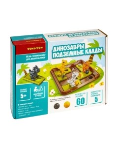 Развивающая игра Bondibon Динозавры. Подземные клады / ВВ5285