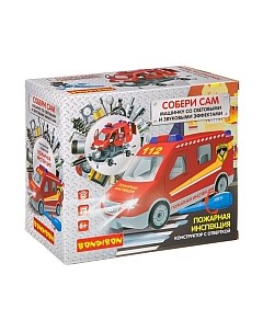 Конструктор Bondibon Собирай и играй. Пожарная инспекция / ВВ4155
