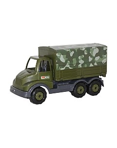 Автомобиль игрушечный Полесье Автомобиль бортовой тентовый военный Муромец / 49094
