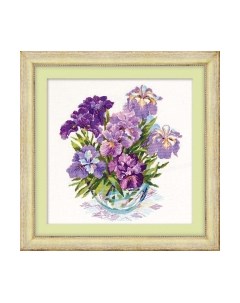 Набор для вышивания Ирисы в вазе / 1071 Риолис