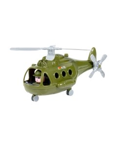 Вертолет игрушечный Полесье Военный Альфа / 68736