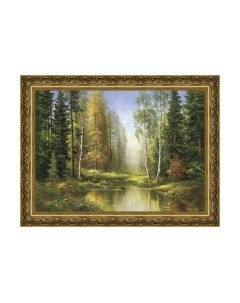Картина Декарт Река в лесу 8Л3452