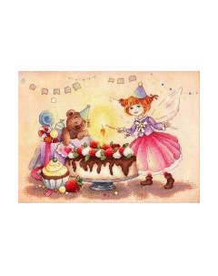 Набор для вышивания Задорный День рождения / РК-702М М.п.студия