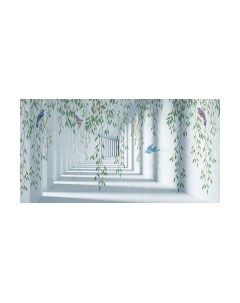 Фотообои листовые Citydecor Flower Tunnel 3D 2