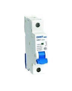 Выключатель автоматический Chint NB1-63H 1P 6A 10кА D (R) / 179807