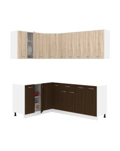 Кухонный гарнитур Кортекс-мебель Корнелия Лира 1.5x2.0 без столешницы