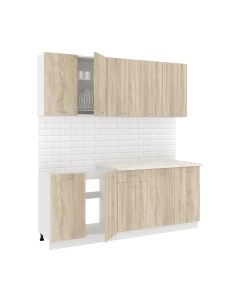 Кухонный гарнитур Кортекс-мебель Корнелия Лира-лайт 2.0м