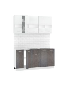 Кухонный гарнитур Кортекс-мебель Корнелия Экстра 1.6 без столешницы