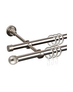 Карниз для штор АС ФОРОС Grace D16Г/16Г составной + наконечники Сфера Ас форос