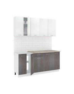 Кухонный гарнитур Кортекс-мебель Корнелия Лира-лайт 1.8м