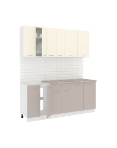 Кухонный гарнитур Кортекс-мебель Корнелия Лира-лайт 1.9м