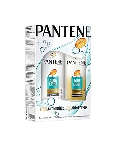 Набор косметики для волос PANTENE Aqua Light шампунь 250мл + бальзам 200мл Pantene