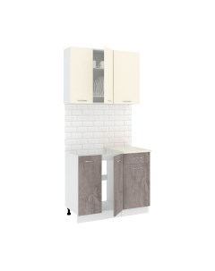 Кухонный гарнитур Кортекс-мебель Корнелия Лира-лайт 1м