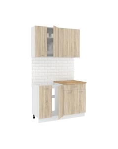 Кухонный гарнитур Кортекс-мебель Корнелия Лира-лайт 1.2м