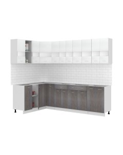 Кухонный гарнитур Кортекс-мебель Корнелия Экстра 1.5x2.8 без столешницы