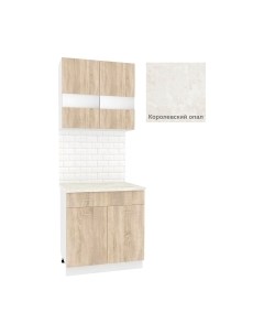 Комплект кухонных модулей Кортекс-мебель Корнелия Экстра 80р1ш