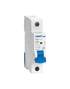 Выключатель автоматический Chint NB1-63H 1P 50A 10kА C (R) / 179792