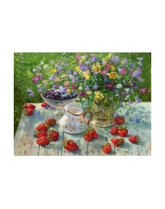 Картина по номерам БЕЛОСНЕЖКА Лето на столе / 931-AS Белоснежка