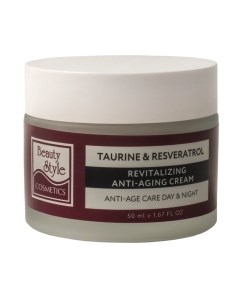 Крем для лица Beauty Style Taurine & Resveratrol Anti Age plus 24 часа Возрождающий Beauty style