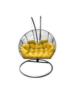 Кресло подвесное Craftmebelby Кокон Двойной Премиум Зигзаг