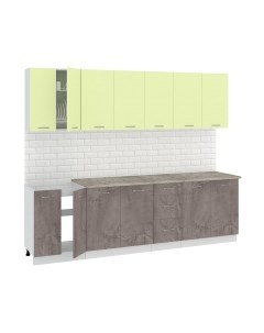 Кухонный гарнитур Кортекс-мебель Корнелия Лира 2.6м