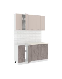 Кухонный гарнитур Кортекс-мебель Корнелия Лира-лайт 1.5м