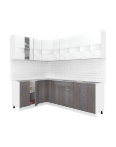Кухонный гарнитур Кортекс-мебель Корнелия Экстра 1.5x2.3 без столешницы