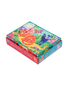 Развивающая игра Айрис-пресс Умные кубики в поддончике. Сказочные котики