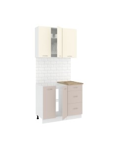 Кухонный гарнитур Кортекс-мебель Корнелия Лира 1.0м