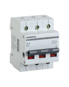 Выключатель нагрузки Generica ВН-32 3Р 40А / MNV15-3-040