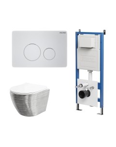 Унитаз подвесной с инсталляцией Grossman GR-4455SWS+900.K31.01.000+700.K31.05.01M.01M