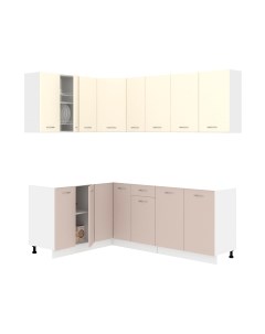 Кухонный гарнитур Кортекс-мебель Корнелия Лира 1.5x2.1 без столешницы