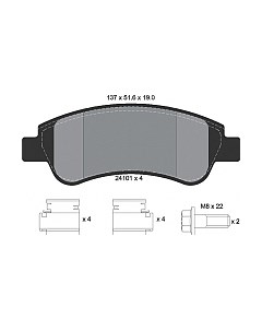 Тормозные колодки 2410101 Textar