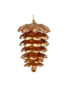 Елочная игрушка Erich Krause Decor. Шишка янтарная / 58884 Erich krause