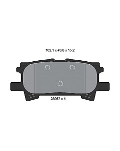 Тормозные колодки Textar 2396701