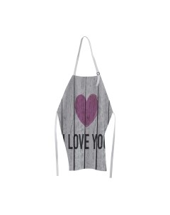 Кухонный фартук JoyArty Сердце на деревянном фоне / ap-46203 Joyarty