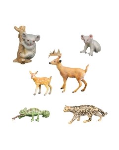 Набор фигурок коллекционных Masai Mara Мир диких животных / MM211-230 Masai mara