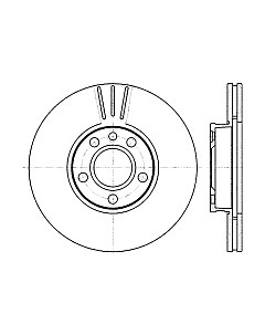 Тормозной диск 60204783VSX Stellox