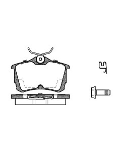 Тормозные колодки 069502 Remsa
