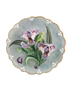 Тарелка столовая обеденная Ирисы / 59-477 Lefard