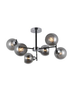 Потолочный светильник Mirastyle MD-8275/6 BK+CR