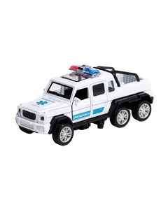 Масштабная модель автомобиля Автоград Джип 6X6 спецслужбы / 7668742