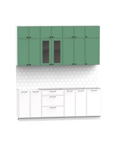 Кухонный гарнитур Лион-7 2.2м без столешницы Интермебель