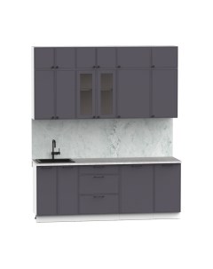 Кухонный гарнитур Лион-6 В-1 2.1м Интермебель