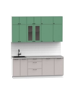 Кухонный гарнитур Лион-6 В-1 2.1м Интермебель